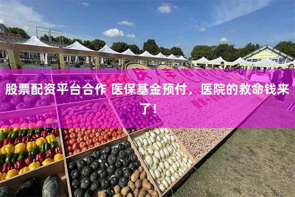 股票配资平台合作 医保基金预付，医院的救命钱来了！
